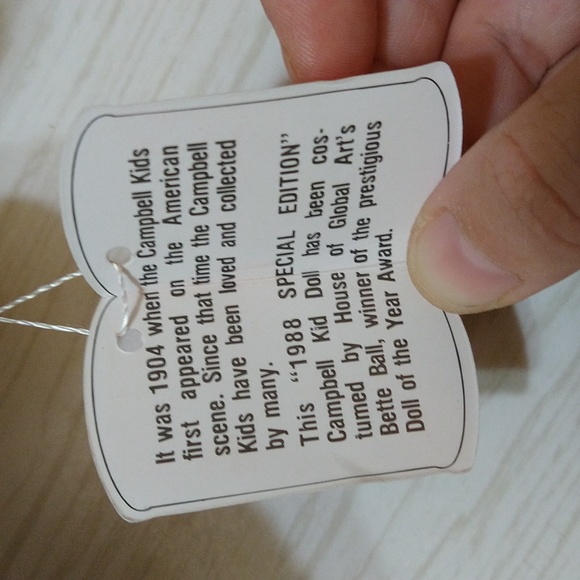 Vintage 1988 Special Edition Campbell's Soup Kid Size 10" Doll - Picture 5 of 7